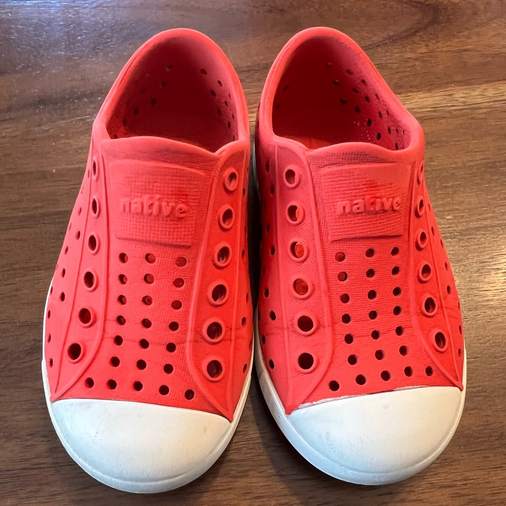 Native Shoes - Jefferson Slip-On - Toddler Size 7 - Red